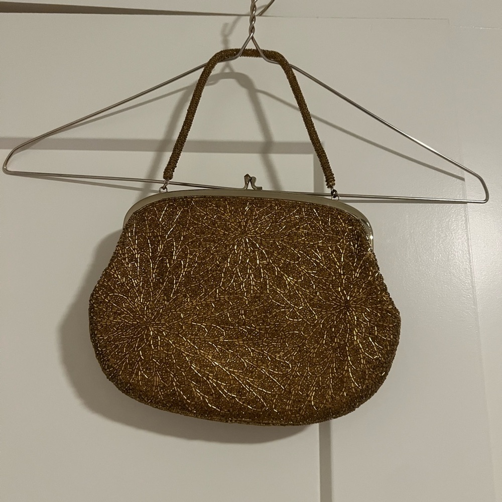 Vintage gold beaded purse by Josef